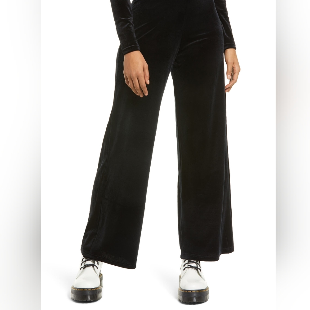 Wide Leg Velour PantsTOPSHOP NWT size Small